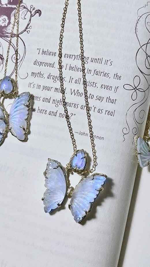 Accessorize Your Look with Butterfly Jewelry" Wallpaper