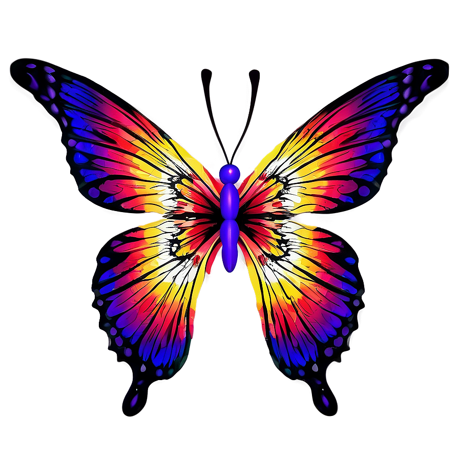 Butterfly Kaleidoscope Swirl Png Mua50 PNG