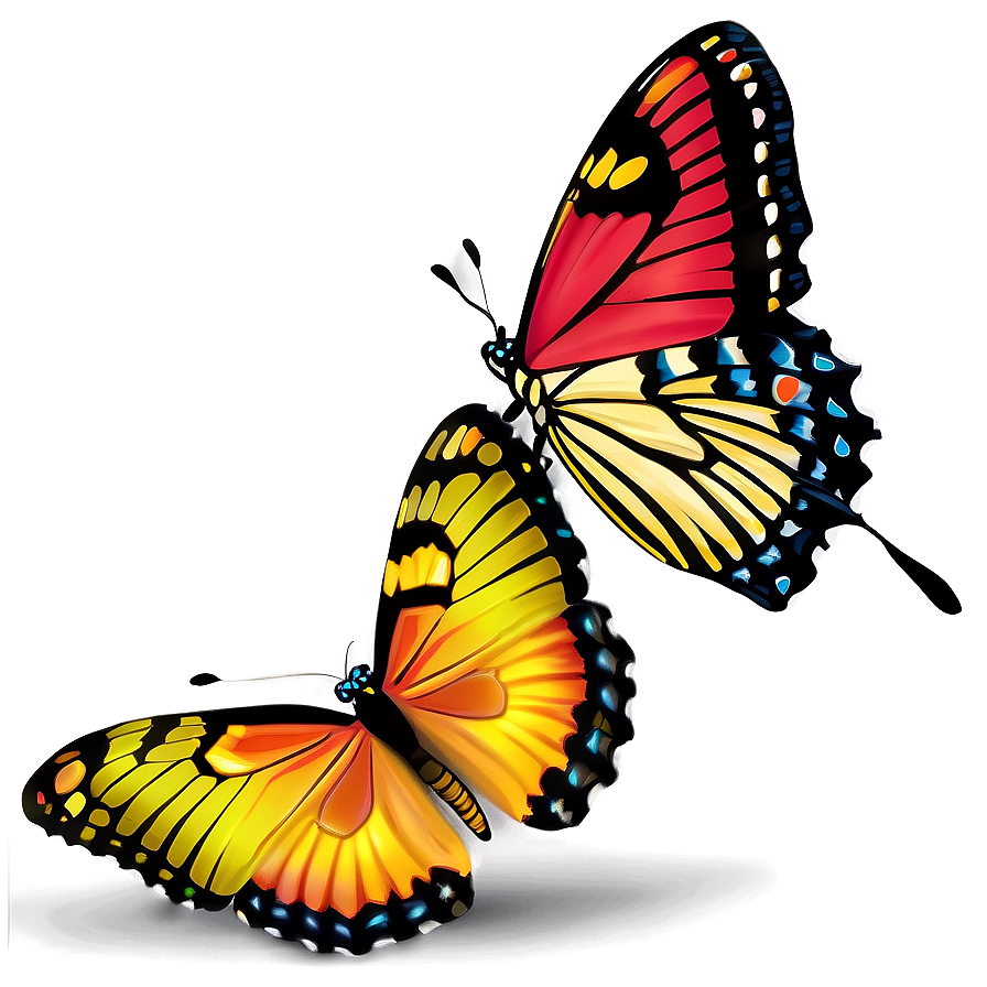 Butterfly Metamorphosis Png 04292024 PNG