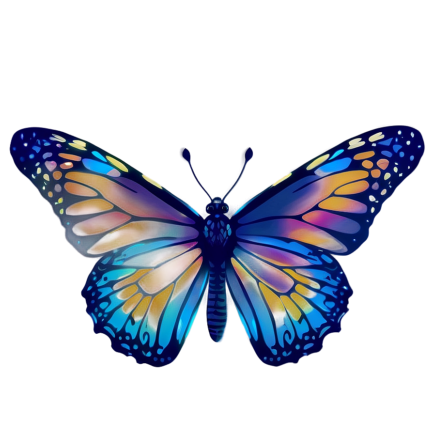 Butterfly Night Glow Png Gxc3 PNG