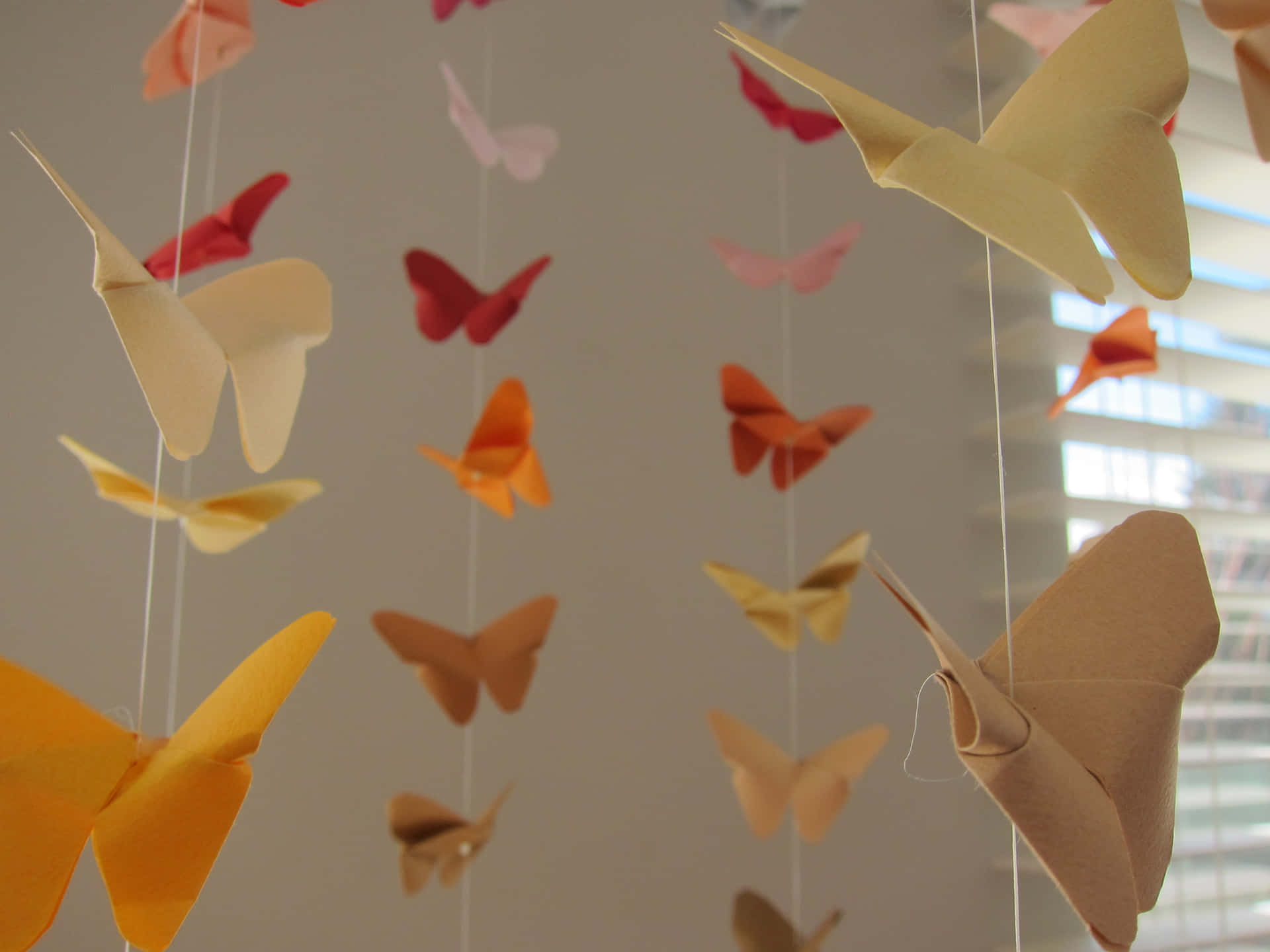Butterfly Origami Art" Wallpaper
