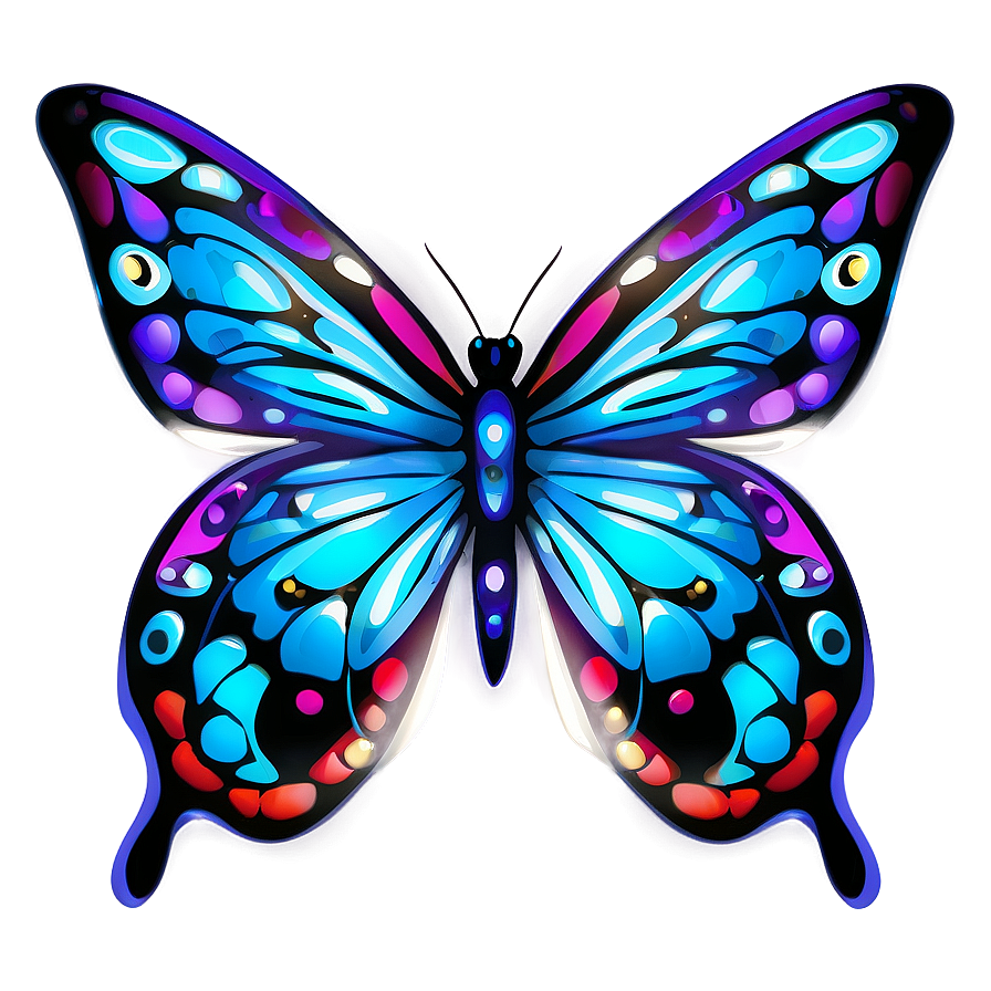 Download Butterfly Outline Png Iww | Wallpapers.com