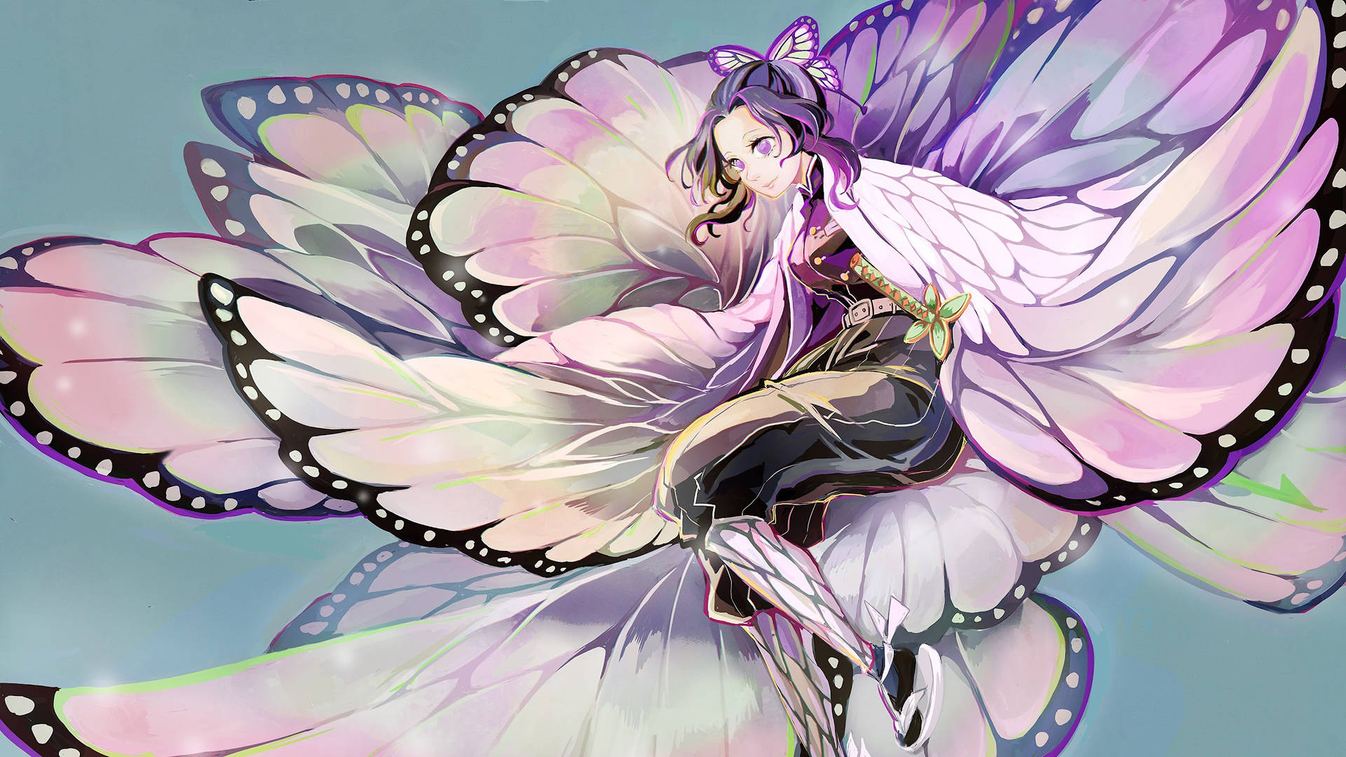 Butterfly Shinobu Kocho Wallpaper