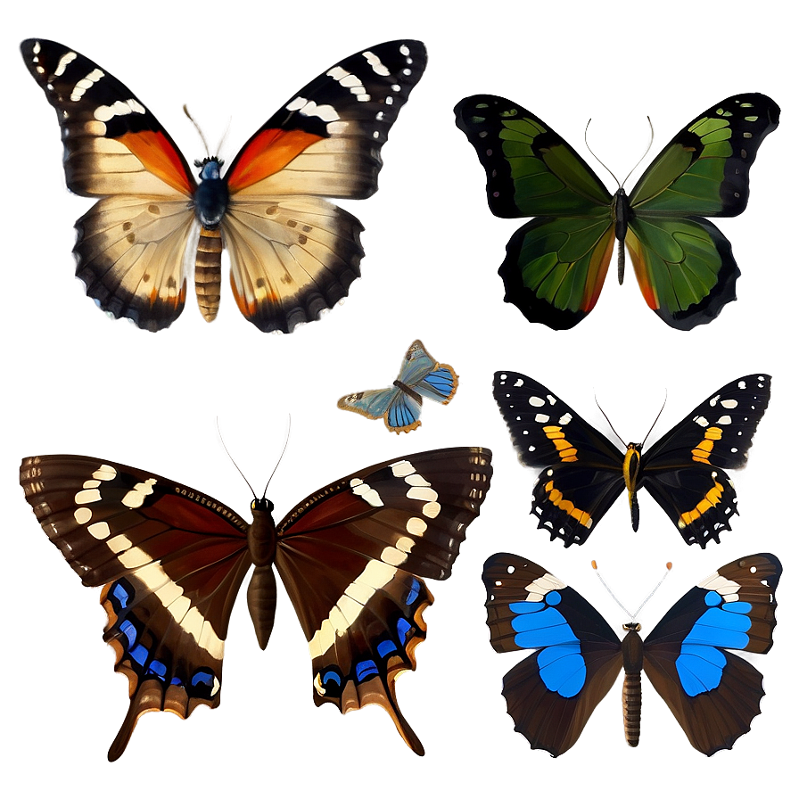 Download Butterfly Species Transparent Png 05252024 | Wallpapers.com