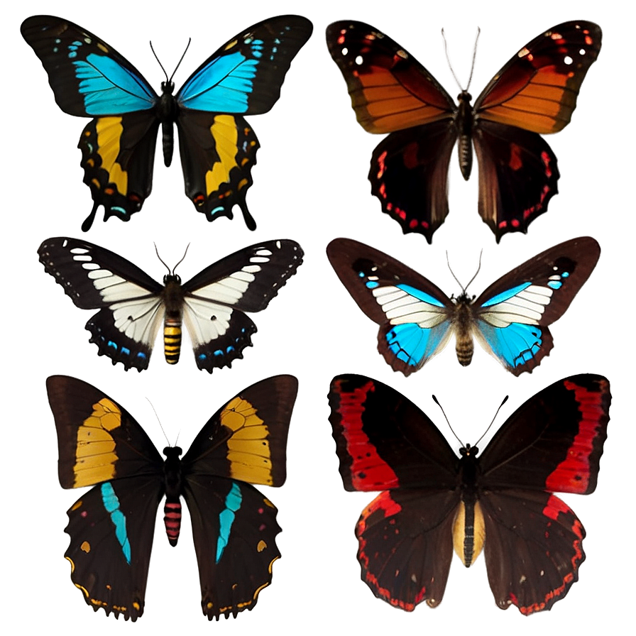 Download Butterfly Specimen Archive Png Goa44 | Wallpapers.com