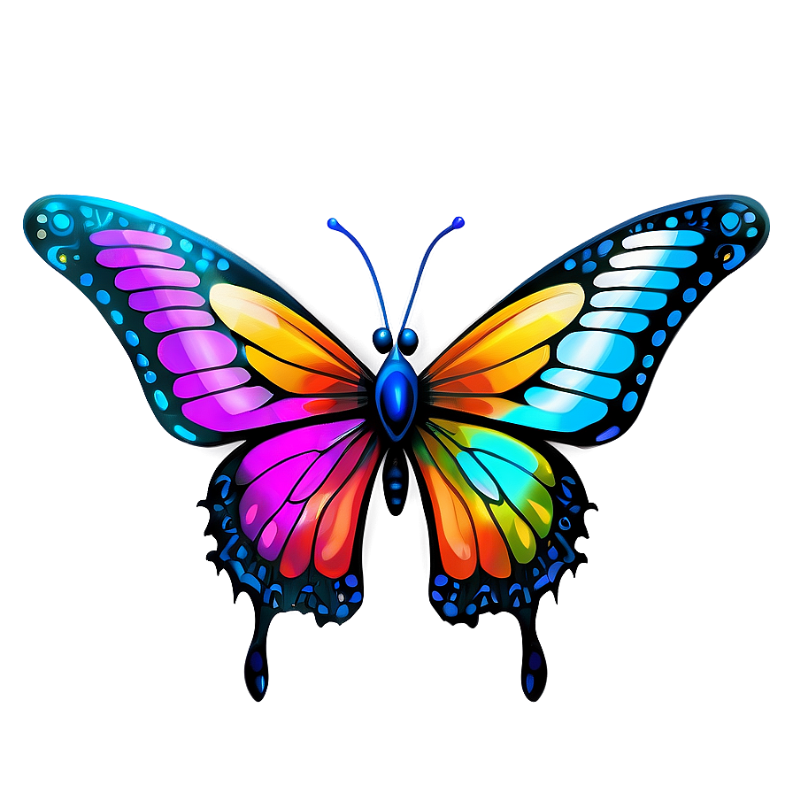 Download Butterfly Tattoo Design Transparent Png 05252024 | Wallpapers.com