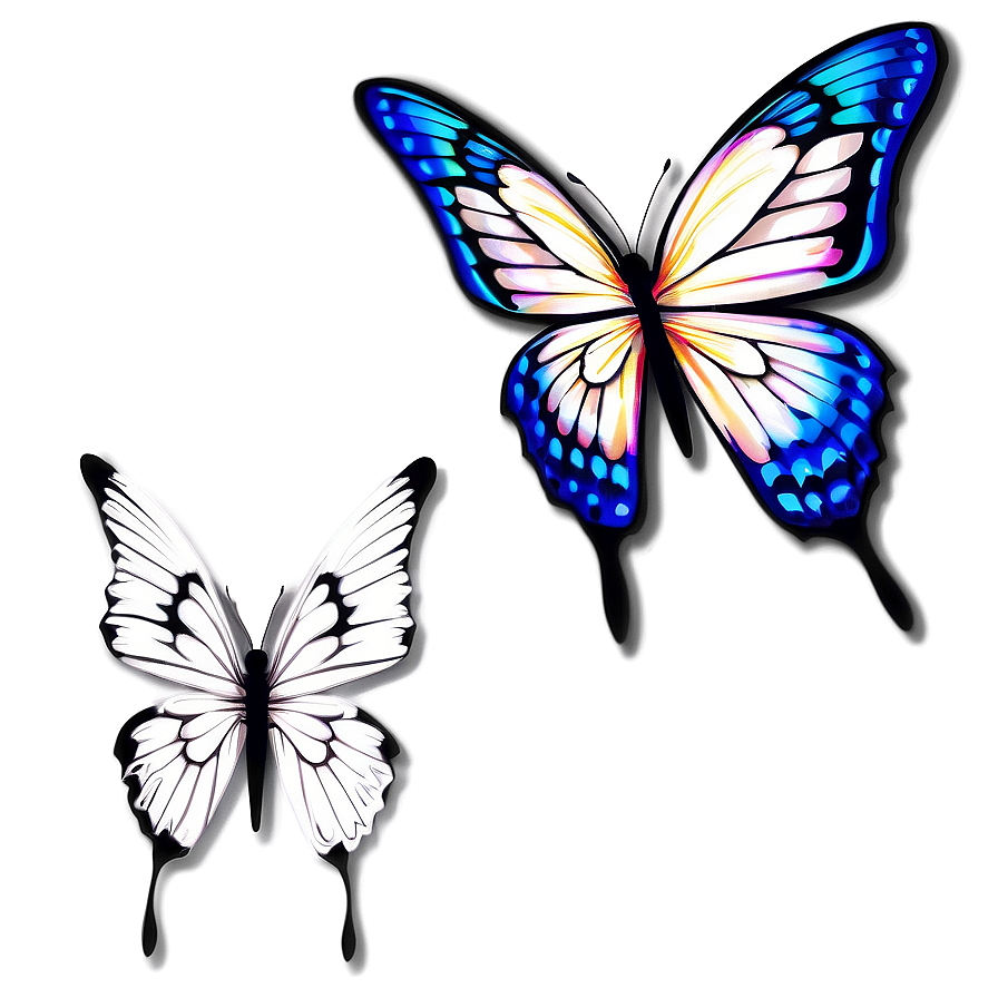 Butterfly Tattoo Png Kev PNG