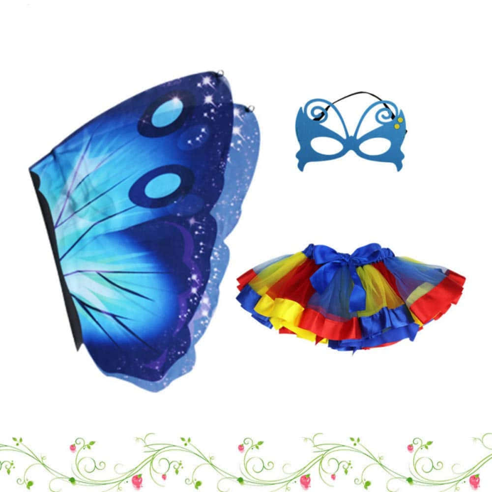 Be the butterfly you've always wanted to be in this stunning butterfly wing dress." Wallpaper
