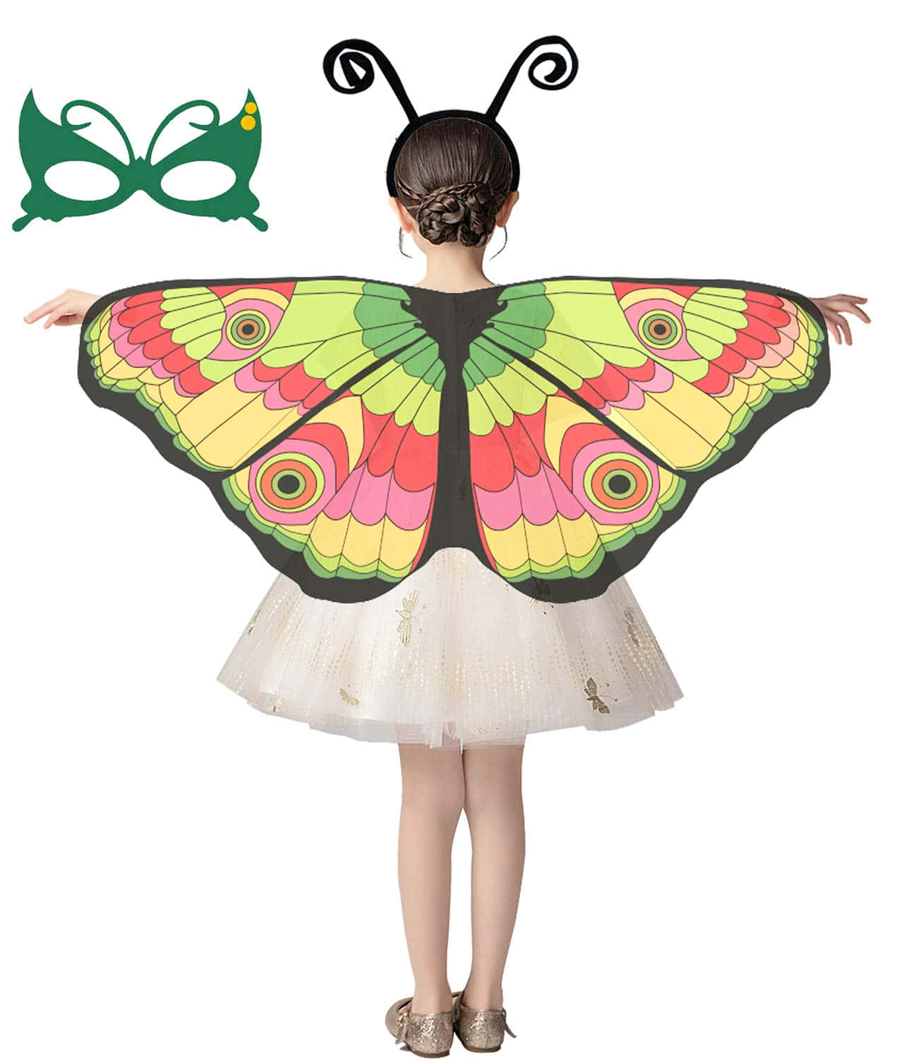 Be Bold, Be Different: Make a Statement with Butterfly Wing Dress" Wallpaper
