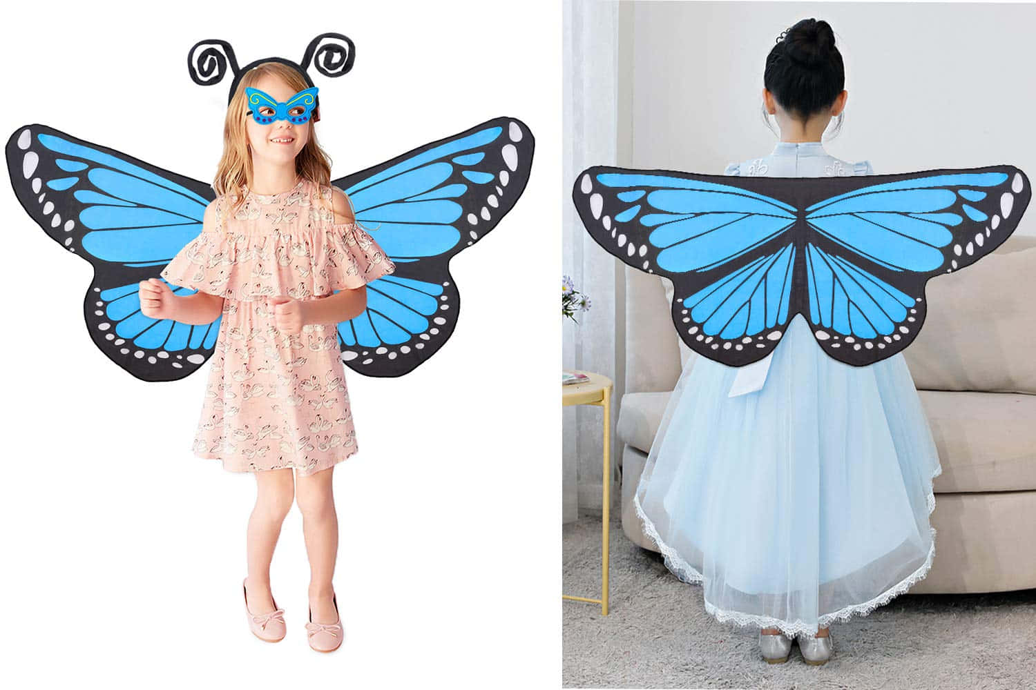 Experience luxury with this butterfly wing dress. Wallpaper
