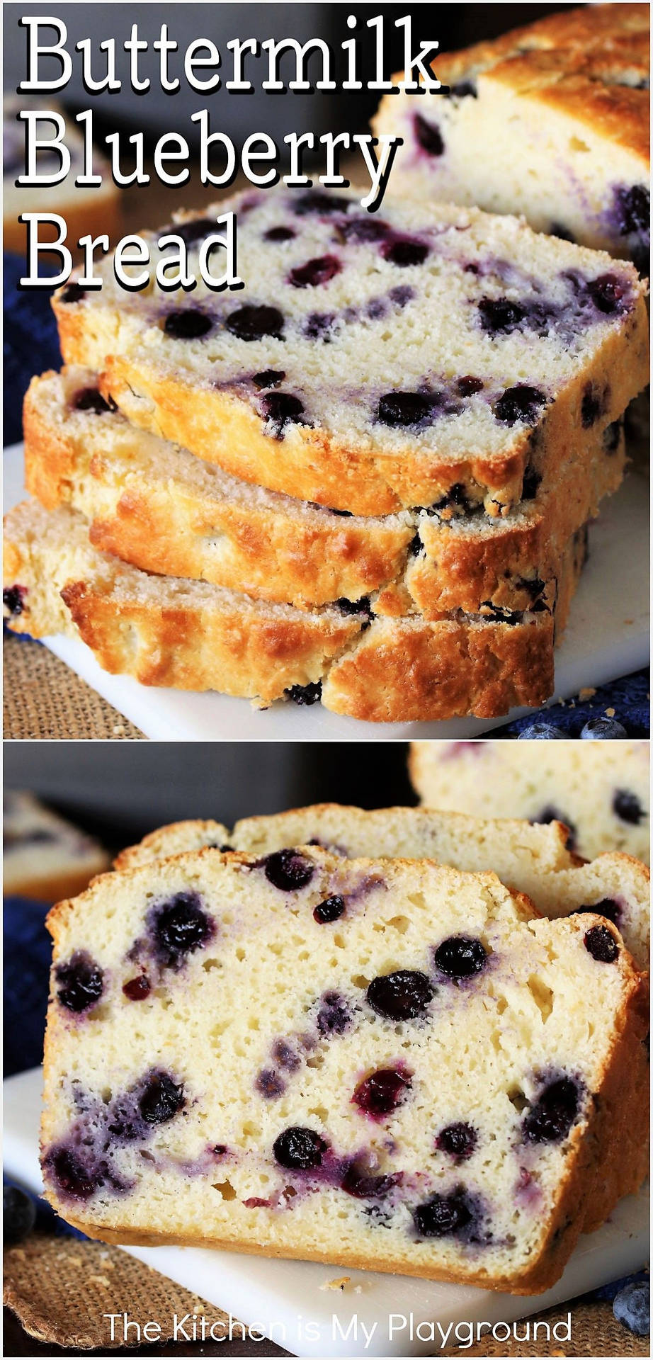 Buttermilk Blueberry Bread Wallpaper