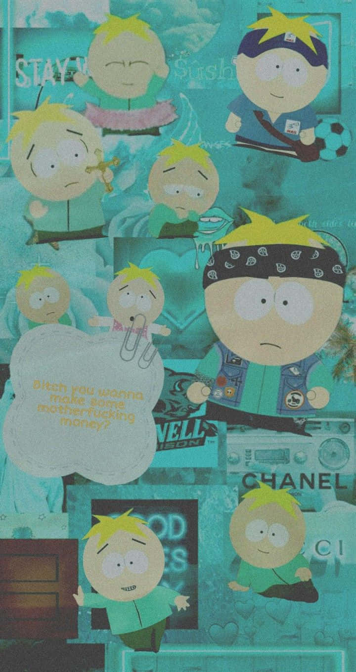 Butters Stotch Collage South Park Wallpaper