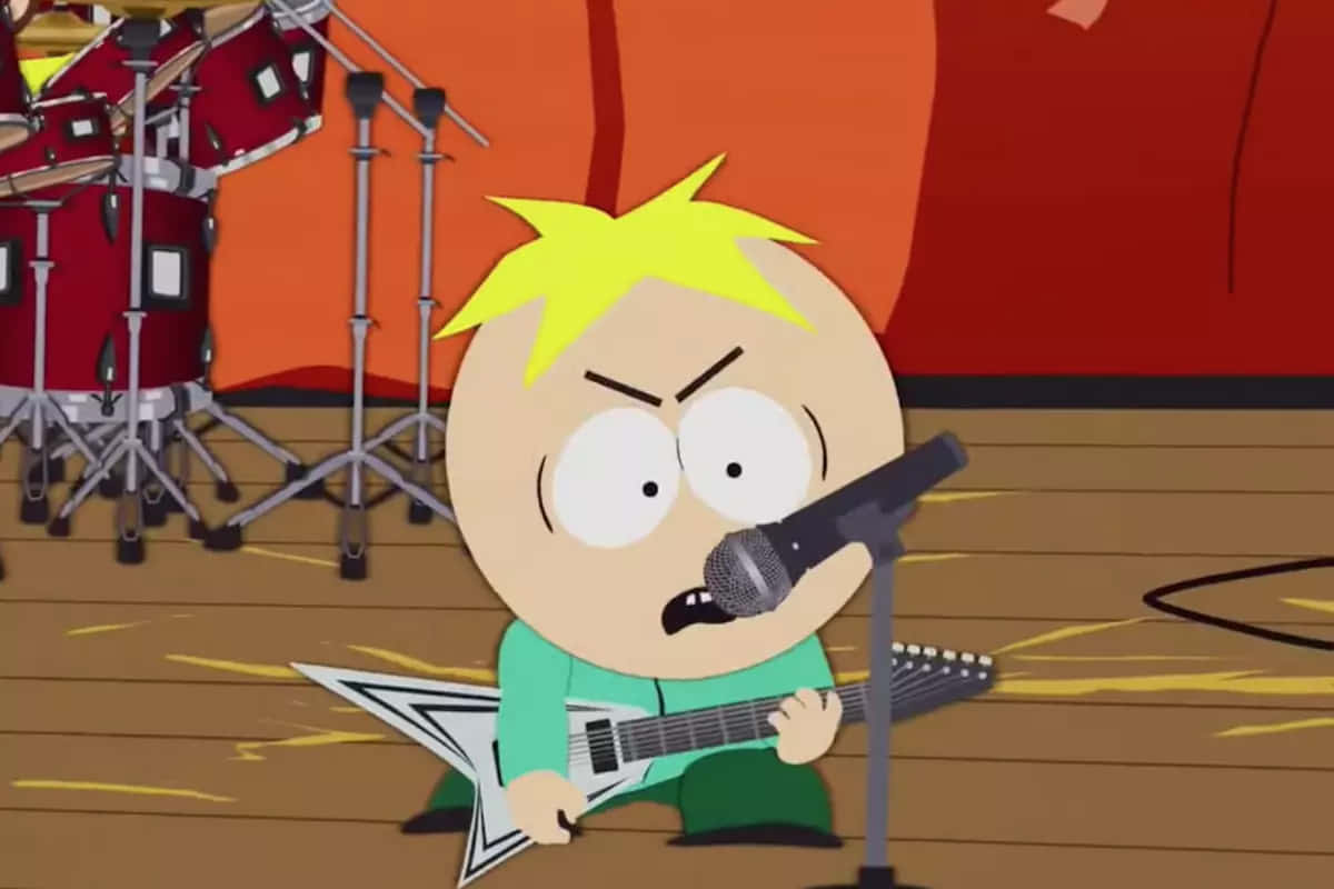 Butters Stotch Rocking Out South Park Wallpaper