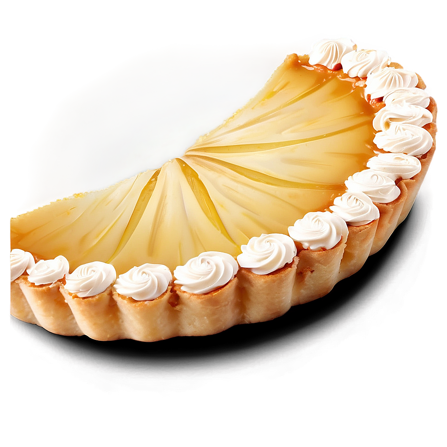 Buttery Almond Tart Pie Png 74 PNG