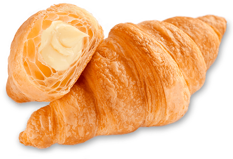 Buttery Croissantwith Cream Filling.png PNG