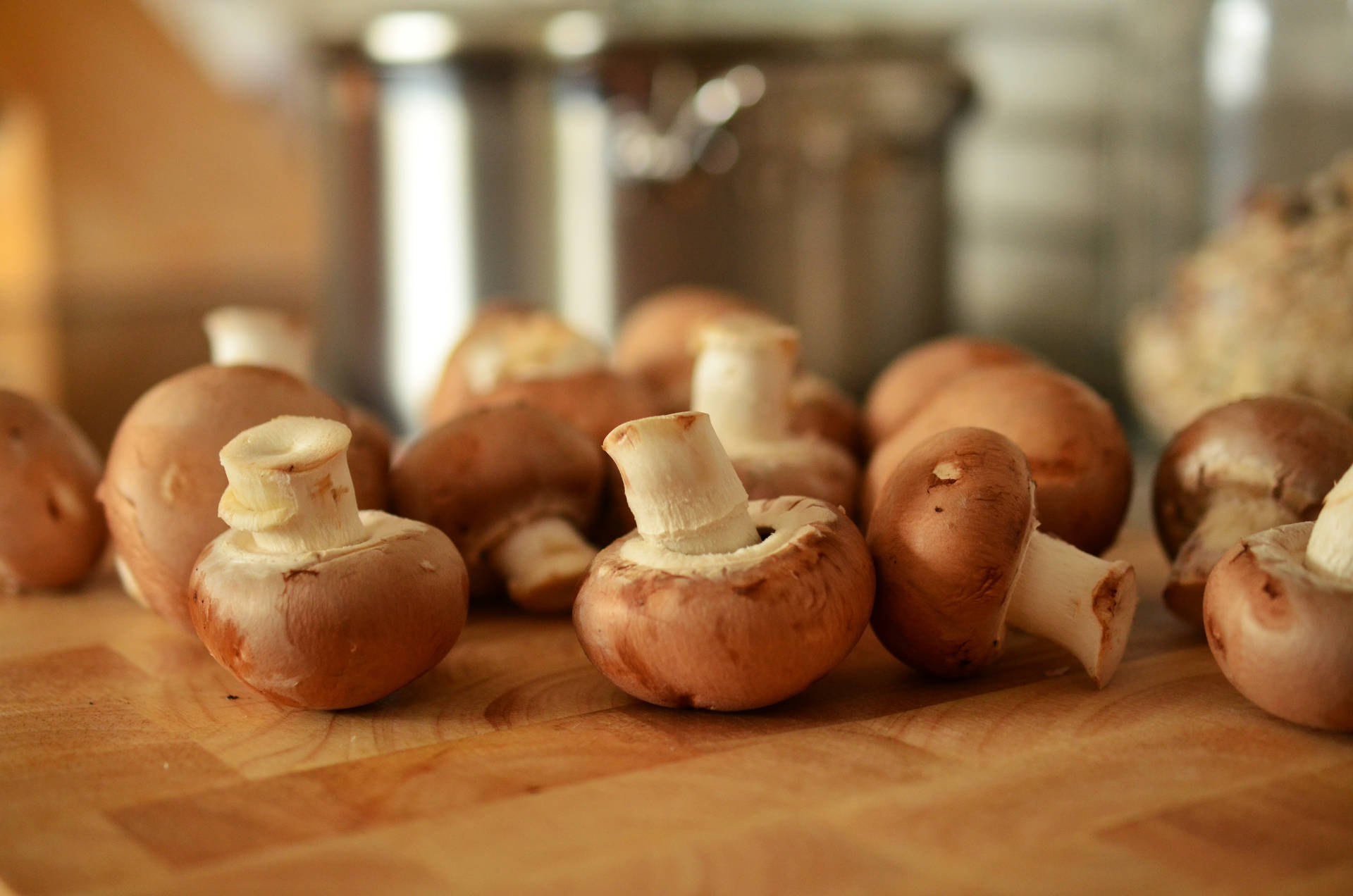 Button Mushroom Cooking