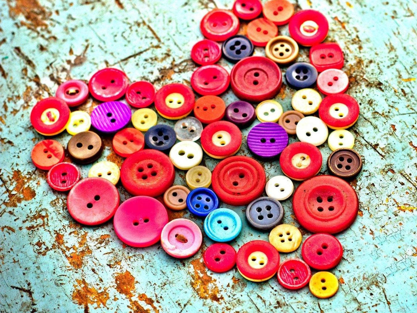 Buttons Forms Heart Valentines Desktop Wallpaper