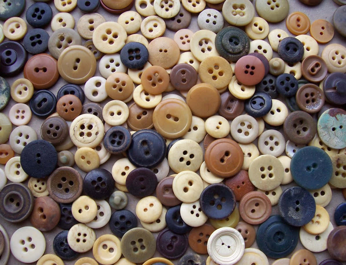 A Background Image of Colorful Buttons