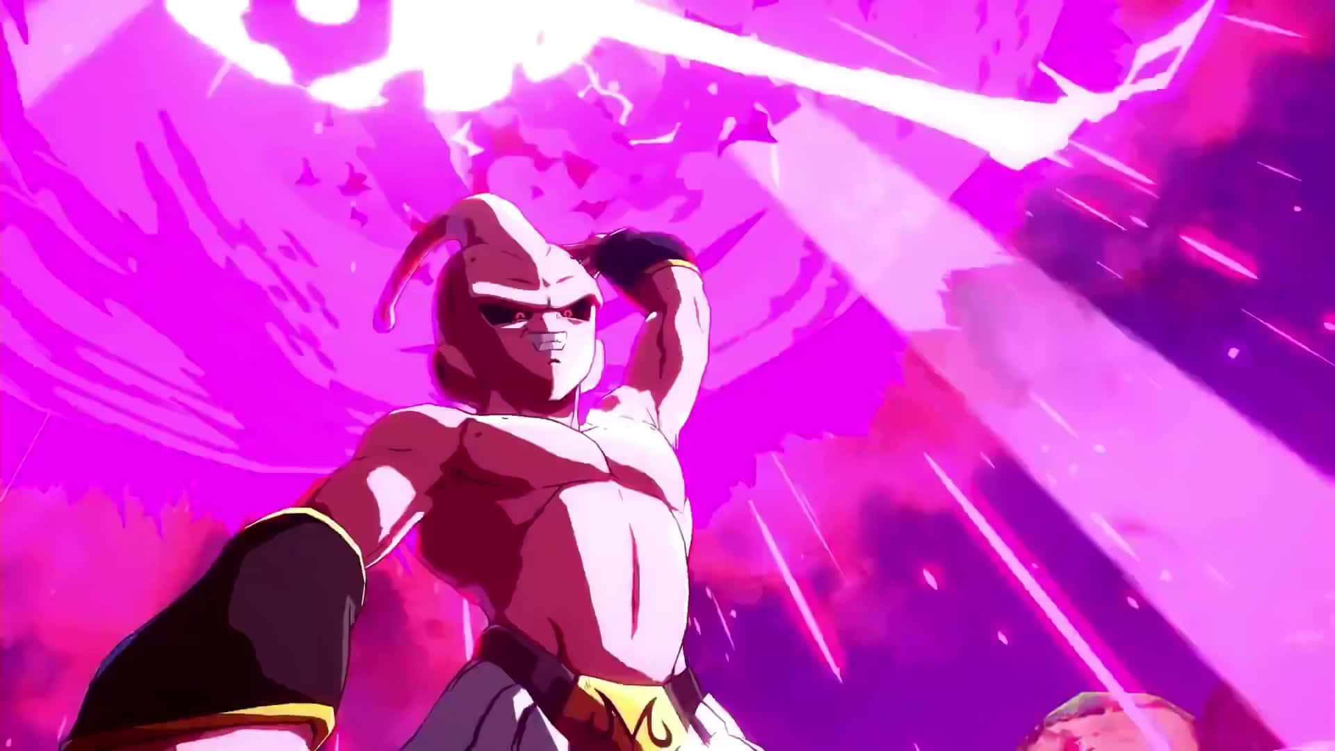 Caption: Majestic Buu In Action Wallpaper