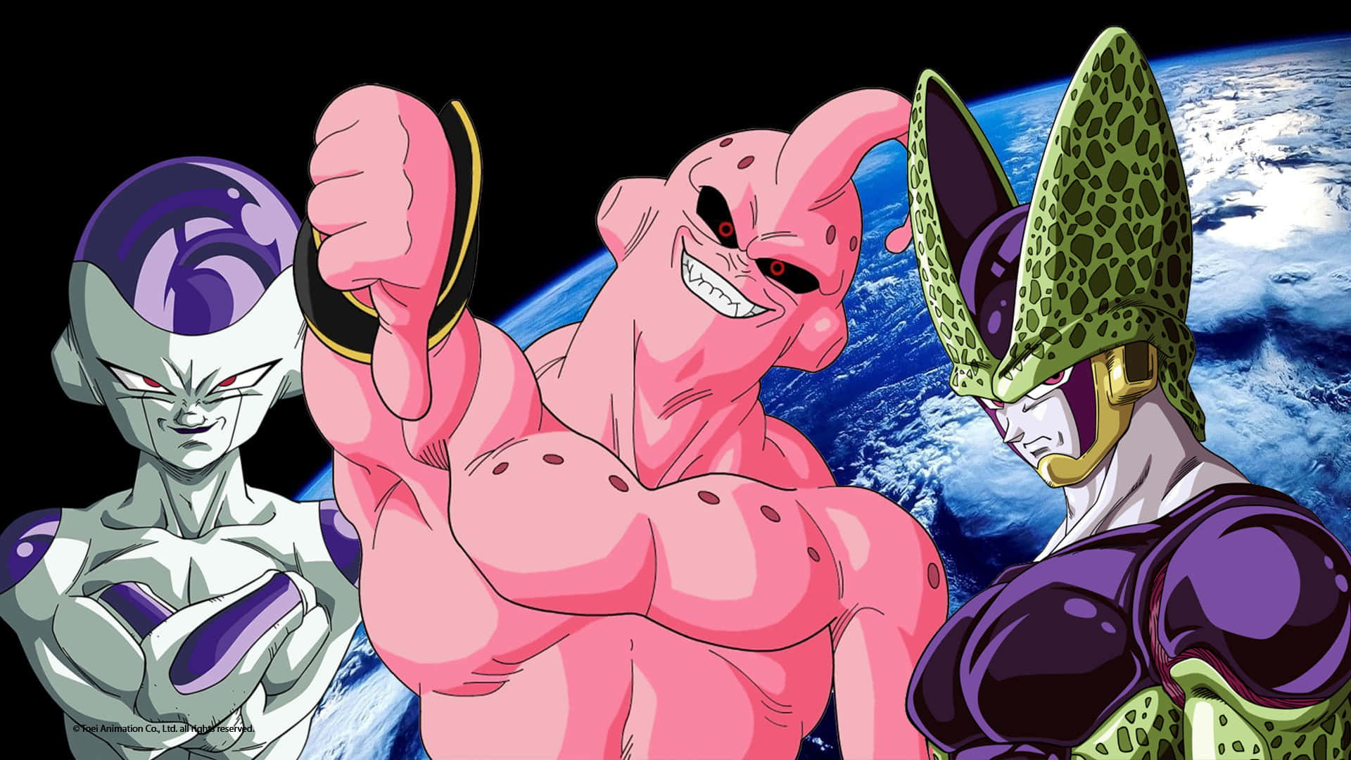 Friendly and Positive Buu Wallpaper