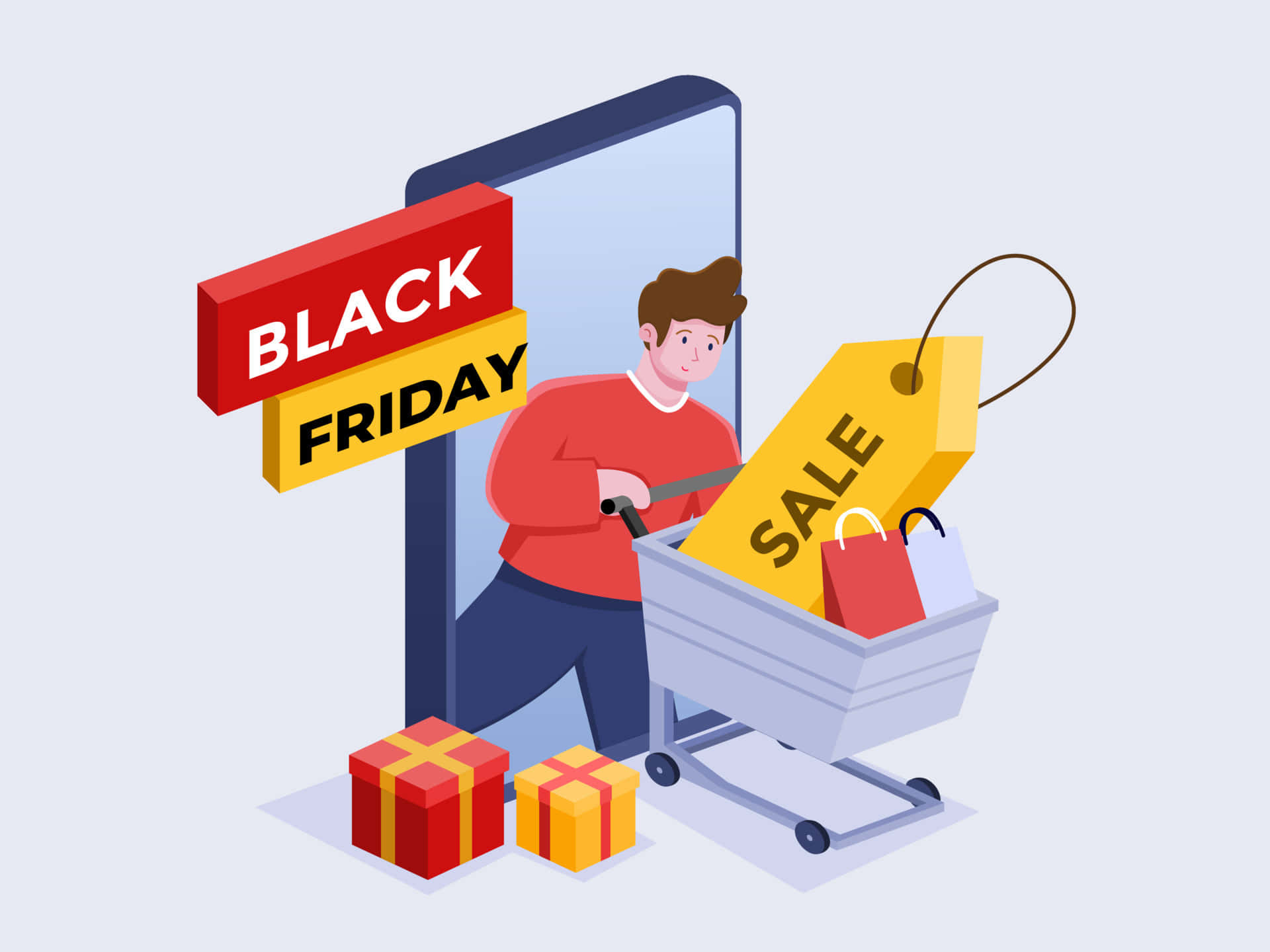 Buy Black Friday Sale Wallpaper
