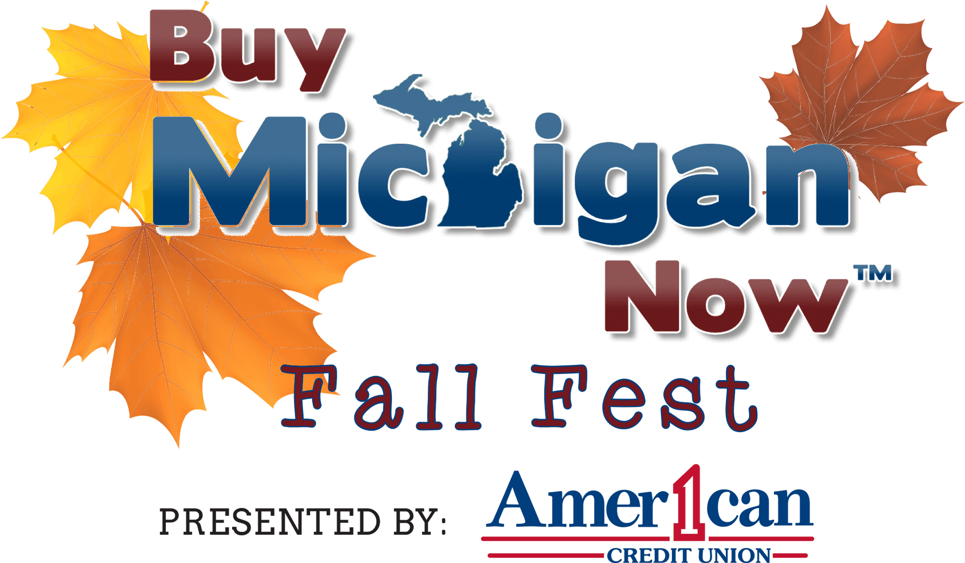 Buy Michigan Now Fall Fest Logo PNG