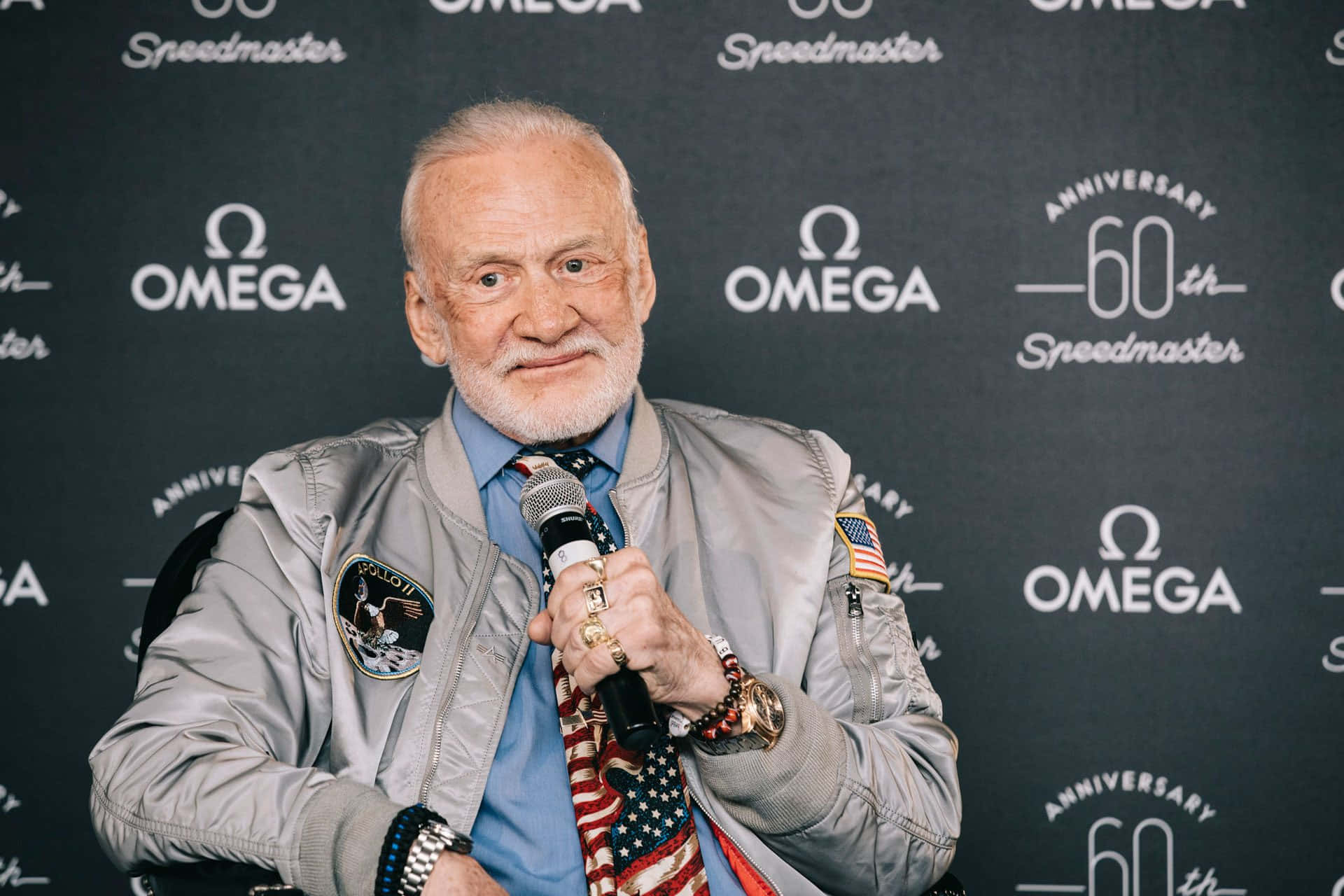 Buzz Aldrin Poses On Lunar Surface During Apollo 11 Mission Wallpaper