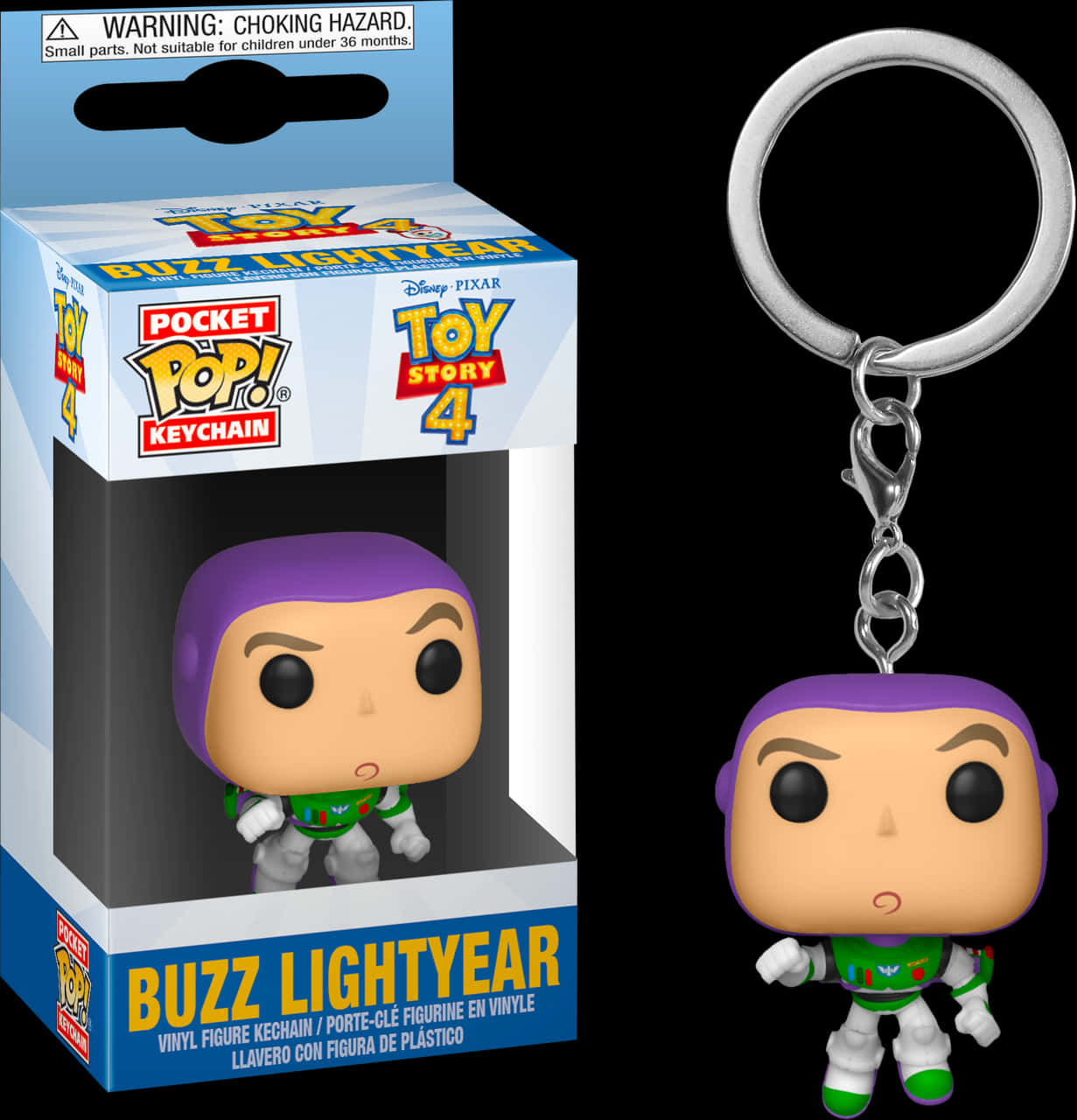Buzz Lightyear Keychain Toy Story4 PNG