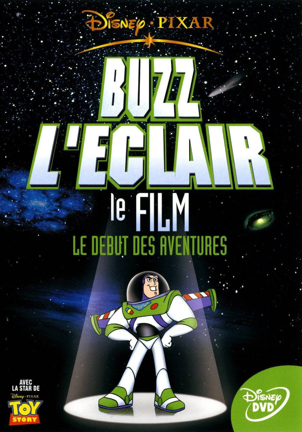 Buzzlightyear Från Star Command Fransk Show Poster. Wallpaper