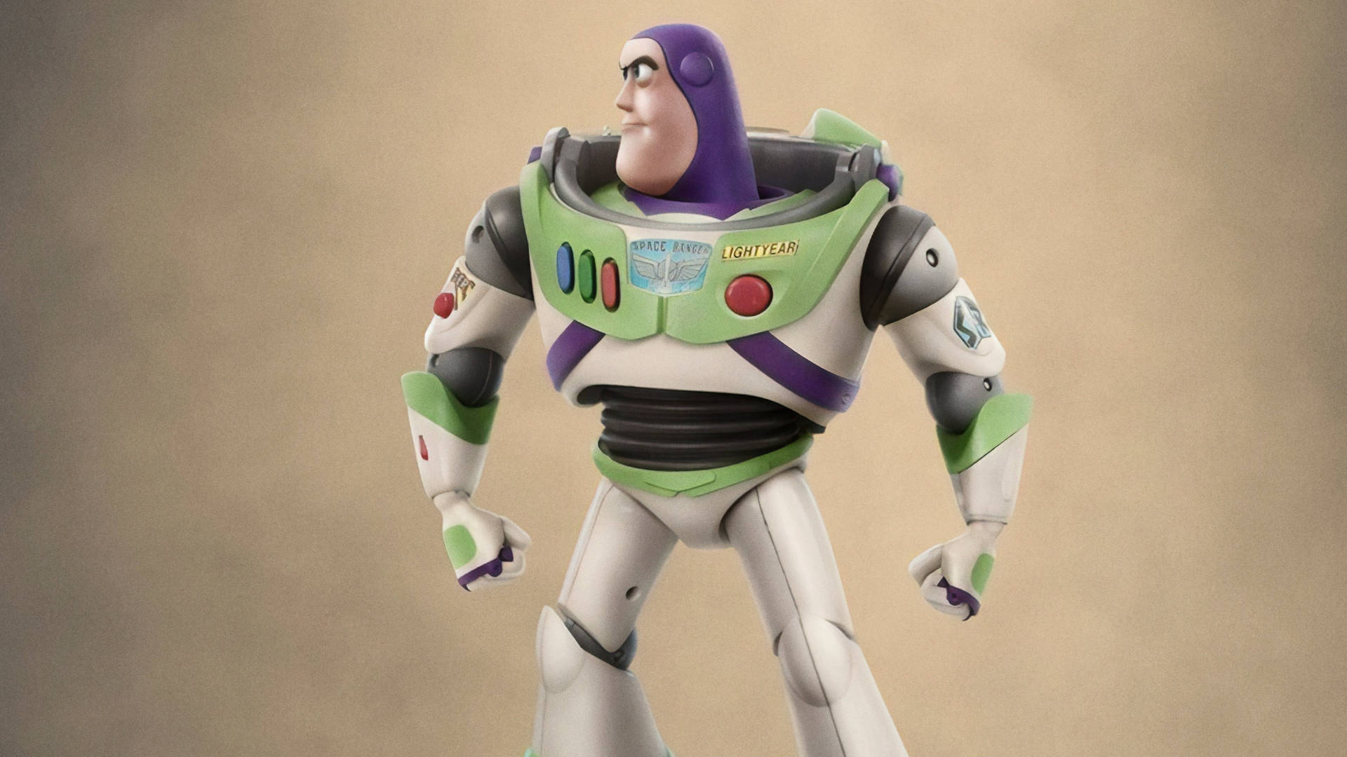 Buzz Lightyear Of Star Command - Fierce Battle Stance Wallpaper