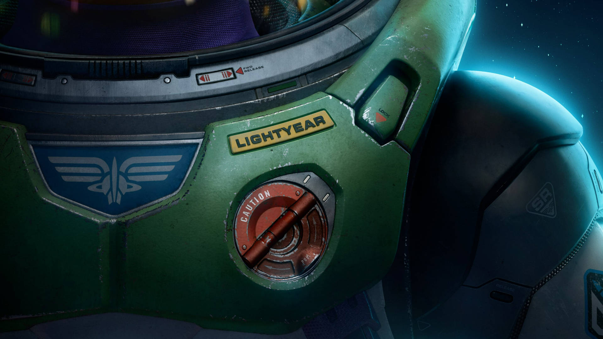 Buzz Lightyear Of Star Command Name Patch Background