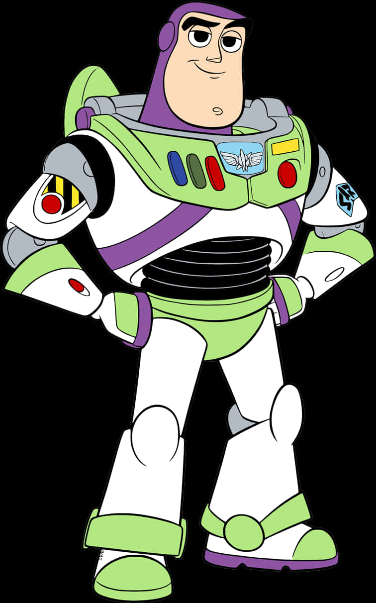 Buzz Lightyear Standing Vector PNG