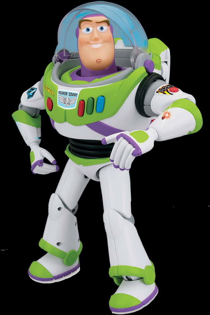 Buzz Lightyear Toy Character PNG