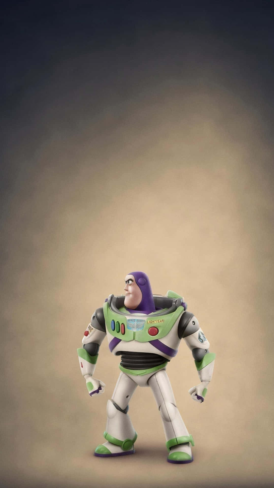 Buzz Lightyear Speelgoed Staande Houding Achtergrond