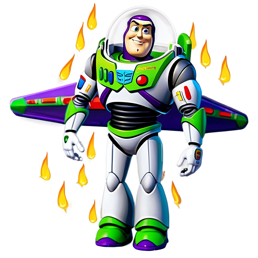Buzz Lightyear With Spaceship Png 05232024 PNG