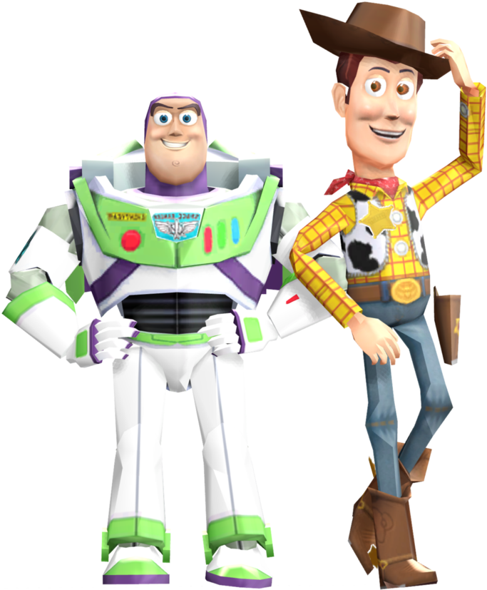 Buzzand Woody Toy Story Characters PNG