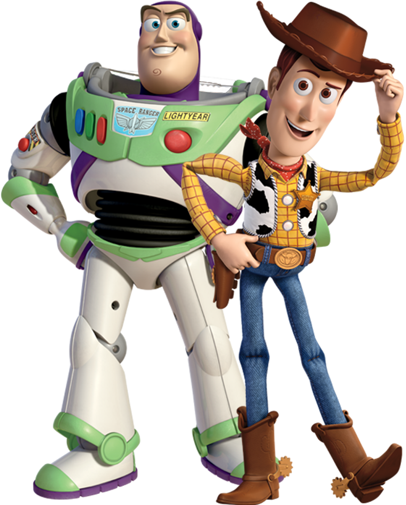 Buzzand Woody Toy Story Friends PNG