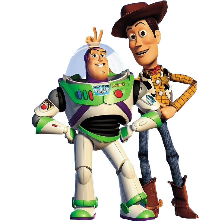 Buzzand Woody Toy Story Friends PNG