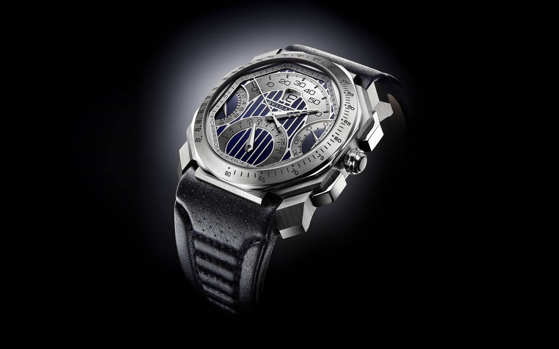 Bvlgari Maserati Watch Wallpaper: Giv din skærm et strejf af luksuriøs sportslig stil. Wallpaper