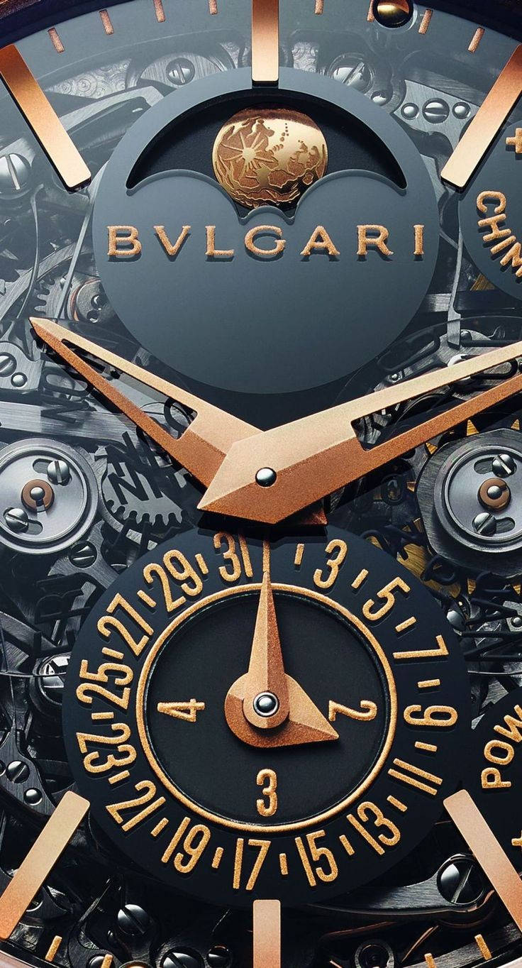 Bvlgari Watch Interface Wallpaper