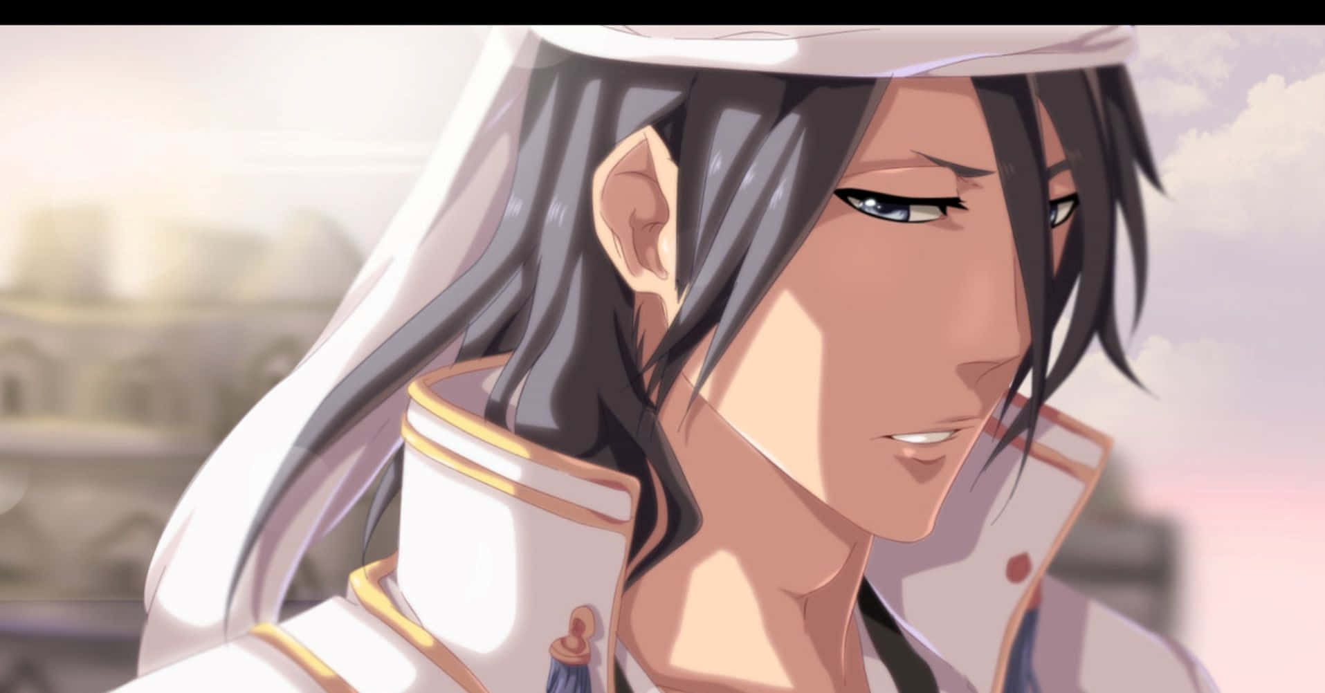 Byakuya Kuchiki, a noble and powerful captain of the Gotei 13 soul reapers Wallpaper