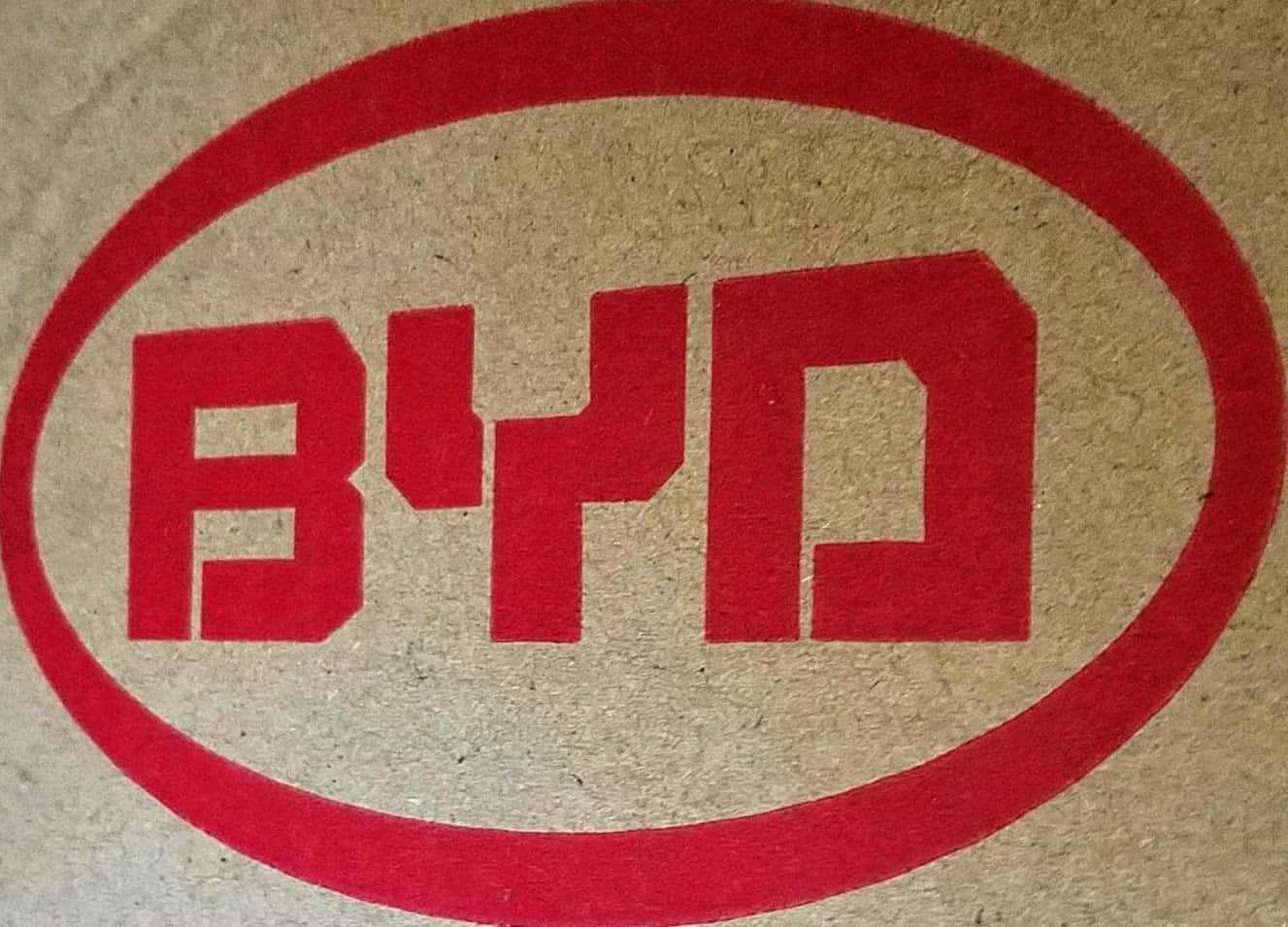 Byd Auto Logo Highlighted On Dark Background Wallpaper