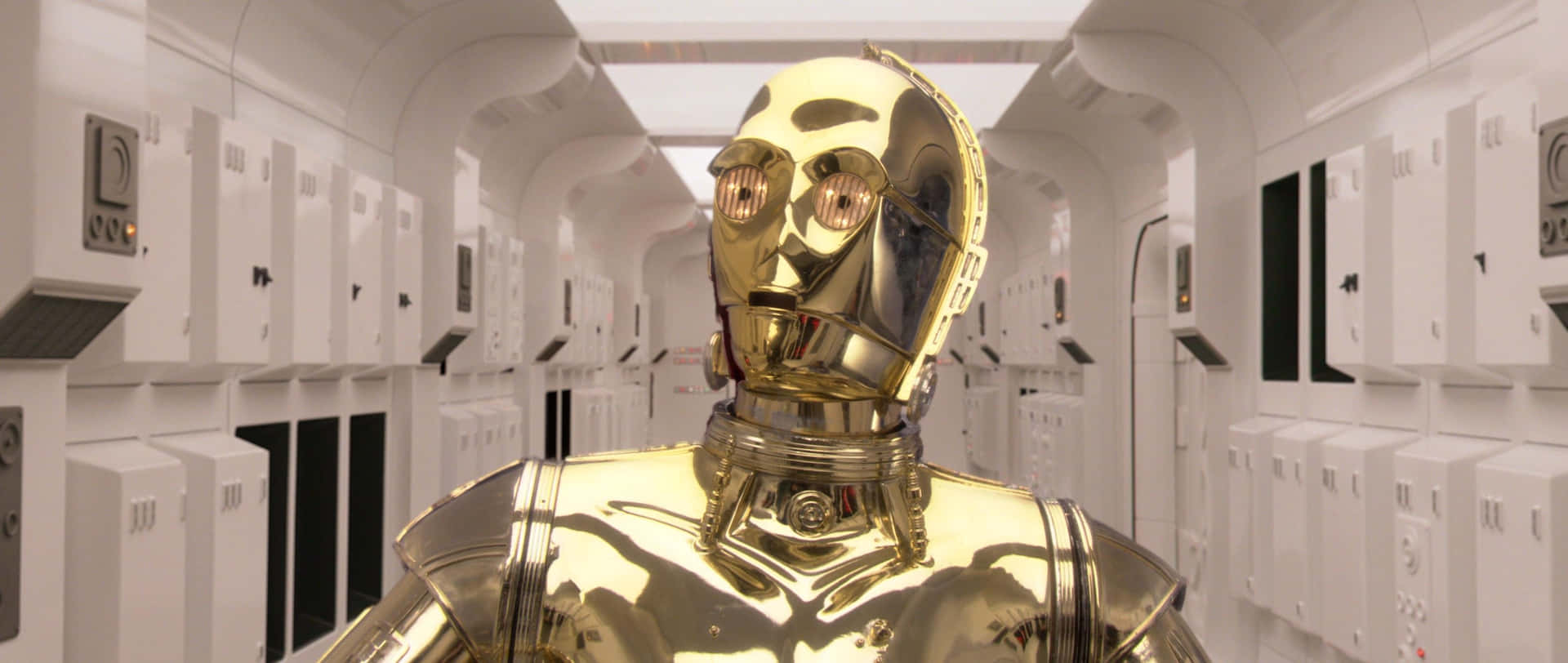 C-3PO the golden humanoid protocol droid Wallpaper