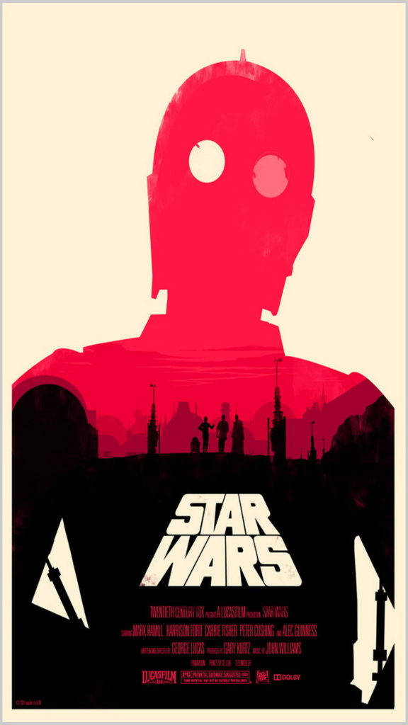 C-3po Star Wars Poster Für Iphone 6 Plus Wallpaper