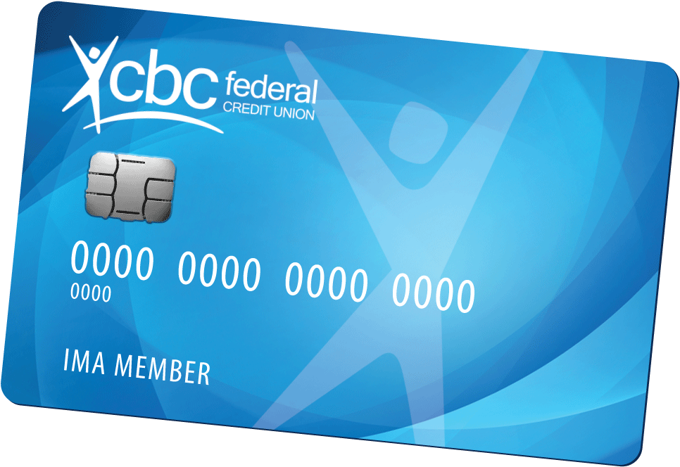 C B C Federal Credit Union Debit Card PNG