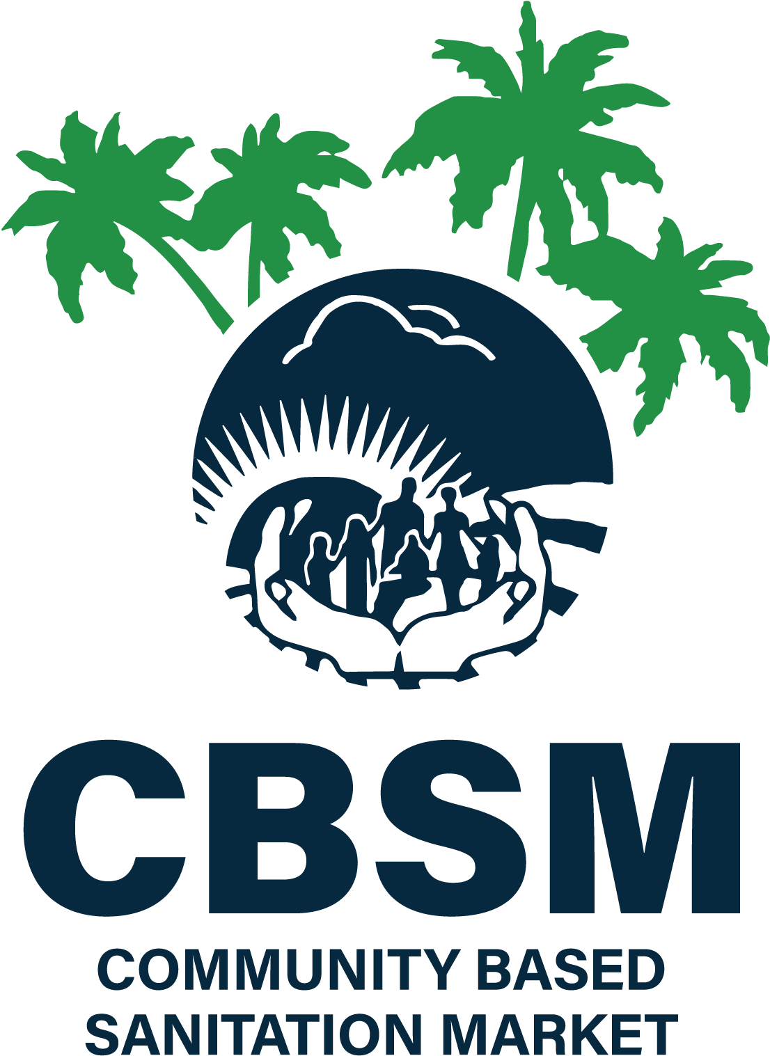 C B S M Community Based Sanitation Market Logo PNG