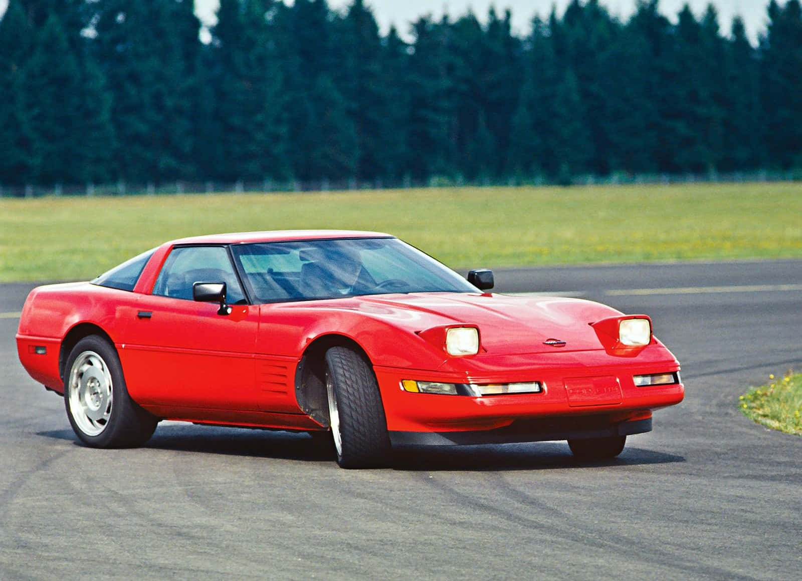 "A classic American sports car — The C4 Corvette"