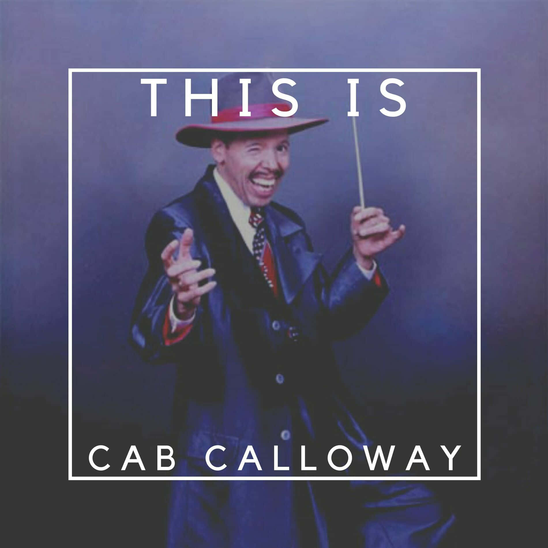 Cab Calloway Performingin Red Hat Wallpaper