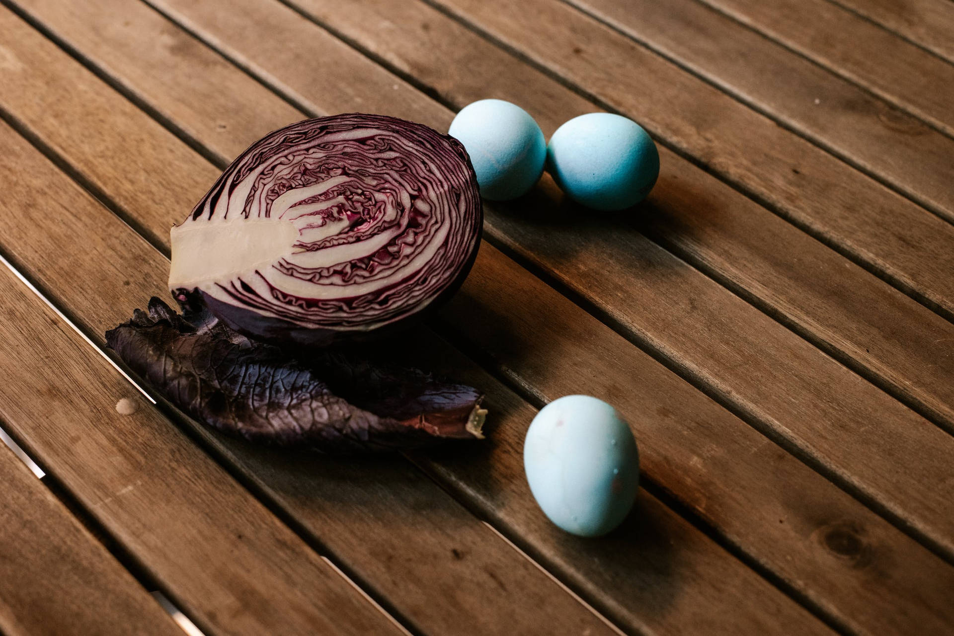 Cabbage And Eggs Wallpaper