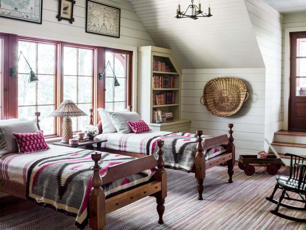 Twin Bed Cabin Picture
